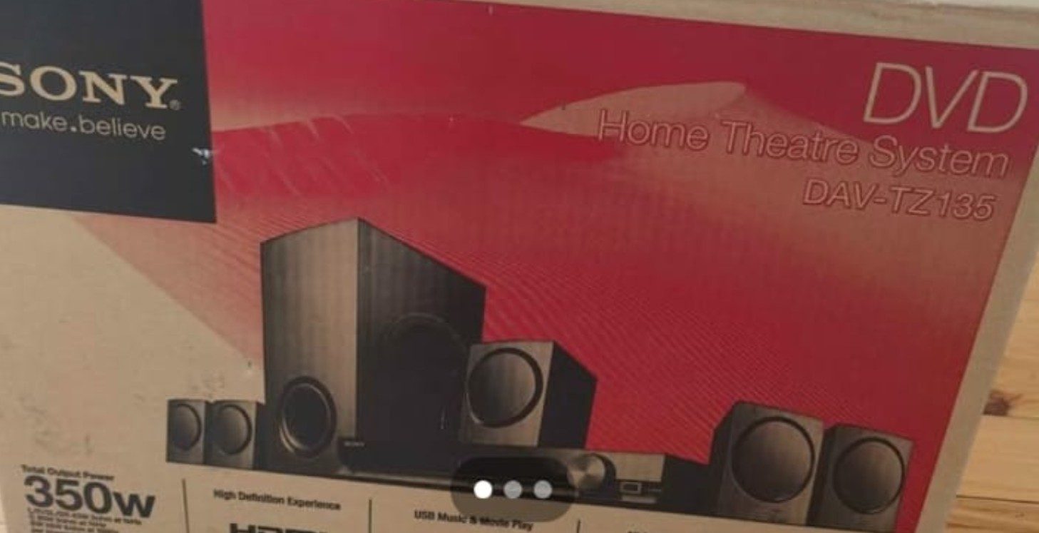 Sony home theatre system DAV-TZ135
